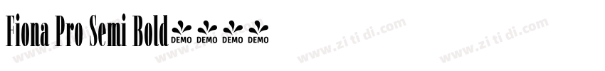 Fiona Pro Semi Bold字体转换 Fiona Pro Semi Bold字体转换